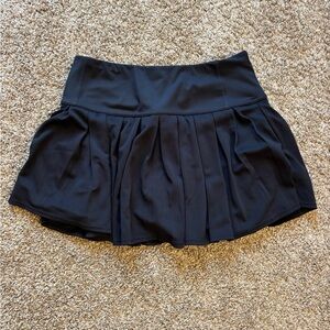 DKNY Black Pleated Tennis Skirt